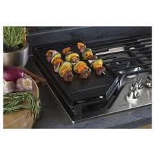 ge cast iron 30 in cooktop griddle
