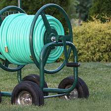 wheel hose reel cart holds