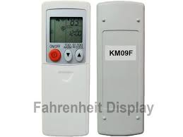 Econo cool a b (auto) (silent) (low) (med.) (high) (super high) press to select airﬂ ow direction. Replacement For Mitsubishi Electric Mr Slim Air Conditioner Remote Control Km09f Display In Fahrenheit Only Newegg Com