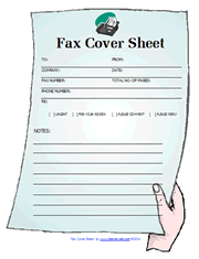 free printable fax cover sheets