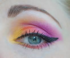 sunset inspired eye makeup beauty by