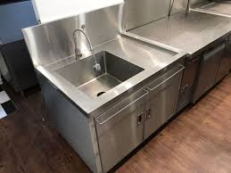 stainless steel sink cabinet kitchen