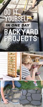one day backyard ideas diy projects