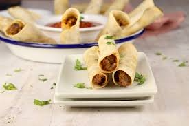 cheesy ground beef taquitos baked
