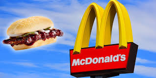 mcdonald s mcrib sandwich is returning