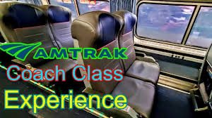 how does amtrak coach seating work