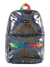 crayola glitter backpack black