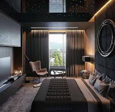 The white blanket binds all the elements together for an amazing bedroom design. Interesting Masculine Men Bedroom Design Ideas You Need To Try Teracee Luxe Bedroom Luxurious Bedrooms Luxury Bedroom Master