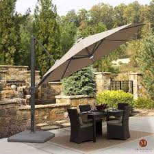 Mondawe 11 Ft Aluminum Solar Led Patio