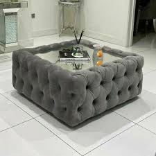 Square Mirror Coffee Table Chesterfield