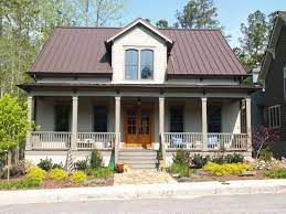 Metal Roof Houses Exterior Paint