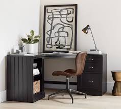 Aubrey Corner Desk With Bookcase File