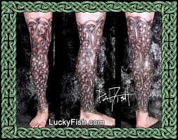 Nordic tattoo by sean parry. Celtic Sleeves Tattoo Armor And Full Knotwork Coverage Tattoos Luckyfish Inc And Tattoo Santa Barbara