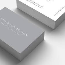 Clean Minimal Business Card Design Printed At Moo