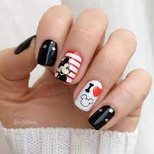 simple nail art summer #50snaildesigns | Mickey nails, Disneyland nails, Mickey  mouse nails