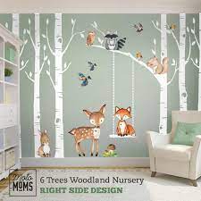 Woodland Nursery Wall Decor 6 Birch