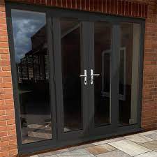 Anthracite Grey Upvc French Doors With