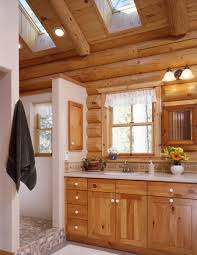 Custom concrete wood log sink tree basin vessel vanity bathroom. Western Bathroom Decor House Made Of Paper