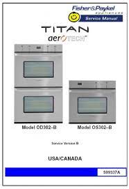 Fisher Paykel Od Os302 Wall Oven
