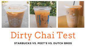 dirty chai test starbucks vs t s