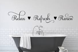Relax Refresh Renew Bathroom Spa