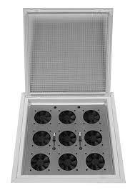 ceiling grid fan tray continuous no