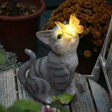 Solar Cat Erfly Light Led Garden