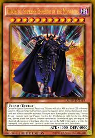 We did not find results for: Hirohito Supreme Emperor Of The Monarchs By Alanmac95 Custom Yugioh Cards Rare Yugioh Cards Monster Cards