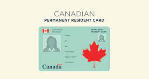 canadian permanent resident card pr