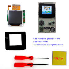 For Nintendo Gameboy Color High Light Screen Lcd Modification Kit For Gbc 5 Segments Adjustable Brightness Backlight Screen Replacement Parts Accessories Aliexpress