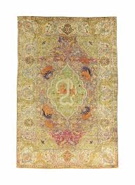 a silk hereke rug northwest anatolia