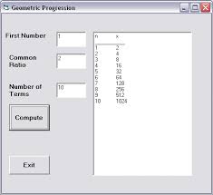 geometric progression calculator