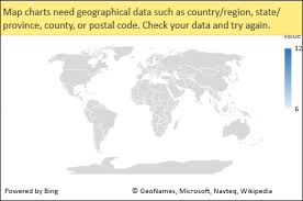 map chart in microsoft excel 2019