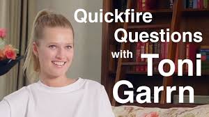 quickfire questions with toni garrn