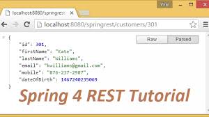 Spring 4 Mvc Rest Controller Service Example Json Crud