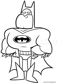 Beautiful coloring pages for your kids Batman From Teen Titans Go Coloring Pages Printable