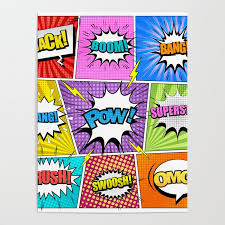 Comic Book Panels Poster By Newyorker01