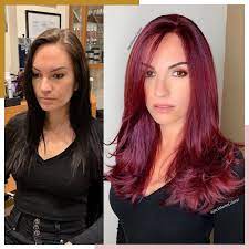 Кому идет бордовый цвет волос? | SalonSecret.ru - секреты красоты | Дзен