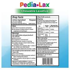 saline laxative chewable tablets