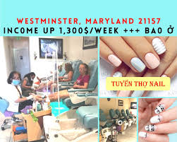 tuyển thợ nail westminster md 21157