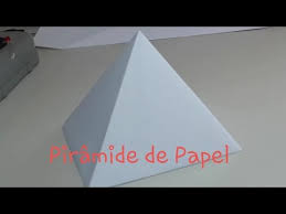 como fazer pirâmide de papel you
