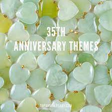 35th wedding anniversary themes and colors
