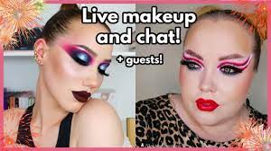 annual nye live makeup and chat with