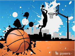 Wall Mural Basketball Player Pixers Uk