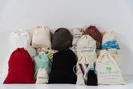 10 ways to use muslin drawstring bags