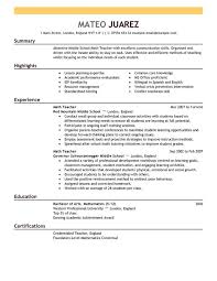 Sample Resume For Primary School Teacher   Gallery Creawizard com MyPerfectResume com