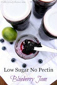 low sugar no pectin blueberry jam