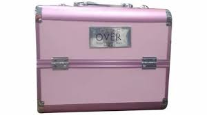 hand bag pink makeup vanity case for