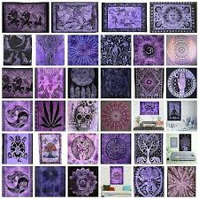 Purple Tapestry Wall Hanging Decor