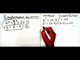 simultaneous equations solving